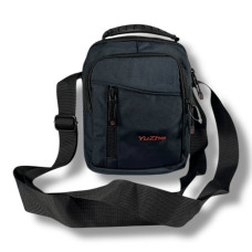 Мужская текстильная сумка через плечо, синяя