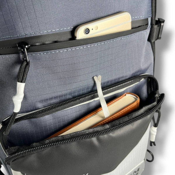 Стильний і практичний шкільний рюкзак, синій, водонепроникий, на 2 відділення