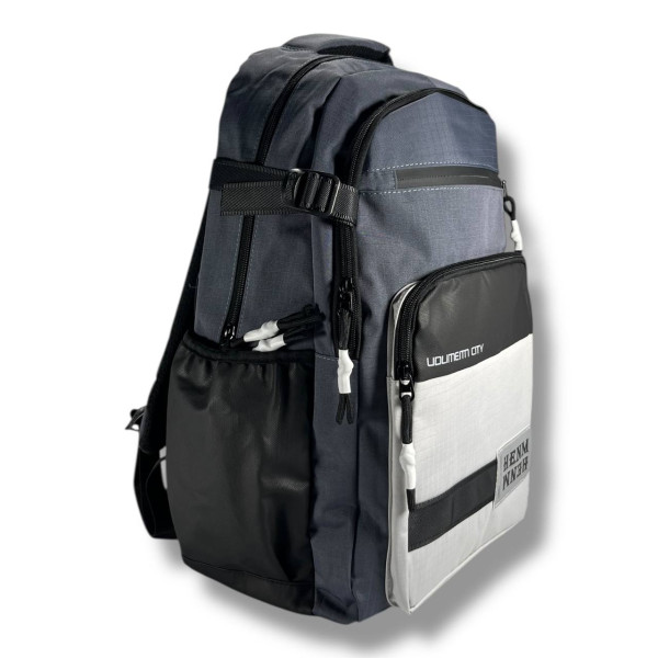 Стильний і практичний шкільний рюкзак, синій, водонепроникий, на 2 відділення