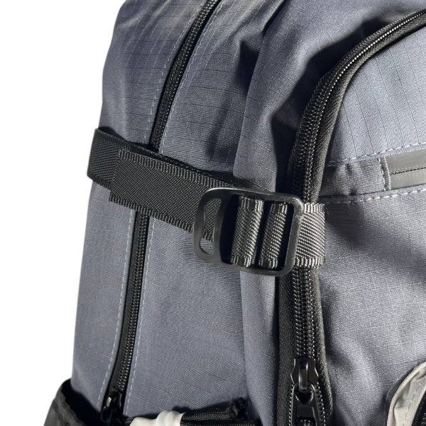 Стильний і практичний шкільний рюкзак, синій, водонепроникий, на 2 відділення