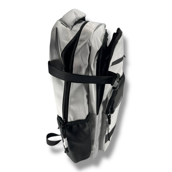 Стильний і практичний шкільний рюкзак, світло-сірий, водонепроникий, на 2 відділення Стильний і практичний шкільний рюкзак, світло-сірий, водонепроникий, на 2 відділення