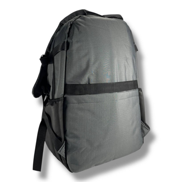 Стильний і практичний шкільний рюкзак, темно-сірий, водонепроникий, на 2 відділення Стильний і практичний шкільний рюкзак, темно-сірий, водонепроникий, на 2 відділення