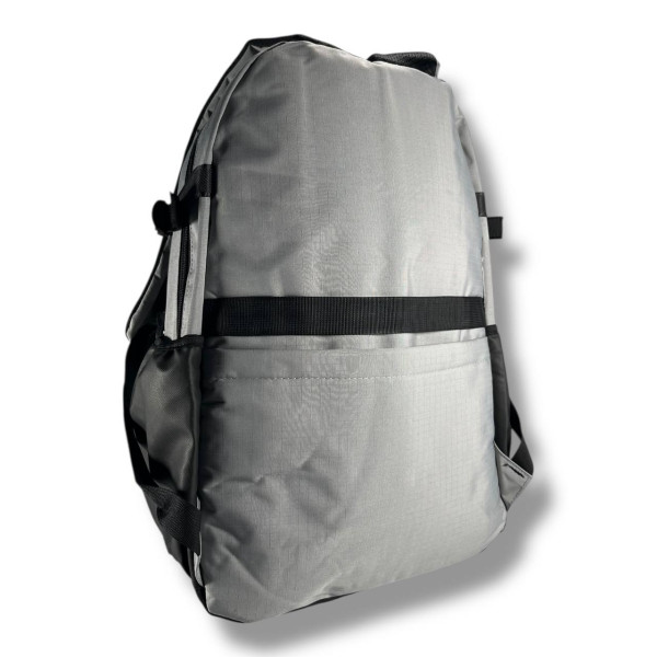 Стильний і практичний шкільний рюкзак, сірий, водонепроникий, на 2 відділення