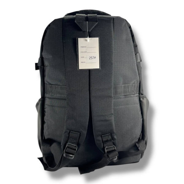 Стильний і практичний шкільний рюкзак, чорний, водонепроникий, на 2 відділення Стильний і практичний шкільний рюкзак, чорний, водонепроникий, на 2 відділення