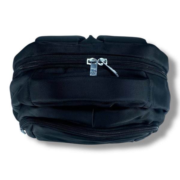 Міський рюкзак водовідштовхувальний чорного кольору з відділенням для ноутбука (до 14")