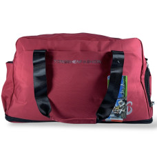 Спортивная сумка унисекс 30 л с отделением для обуви, водоотталкивающая, красная