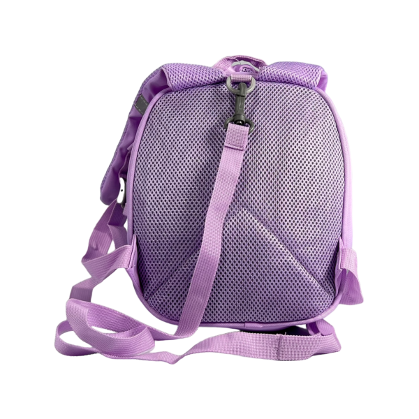 Дитячий рюкзак з батьківським повідком, фіолетовий малюнок аніме