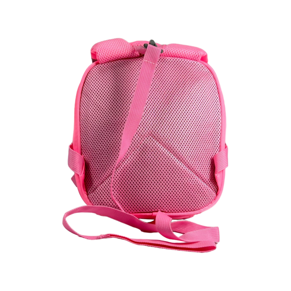 Детский рюкзак с родительским поводком, розового цвета.