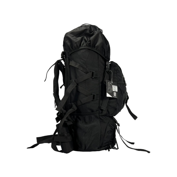 Туристичний рюкзак з анатомічною спинкою, 60 л, чорний Туристичний рюкзак з анатомічною спинкою, 60 л, чорний