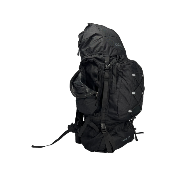 Туристичний рюкзак з анатомічною спинкою, 80 л, чорний Туристичний рюкзак з анатомічною спинкою, 80 л, чорний