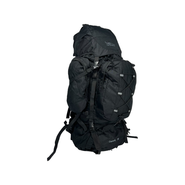 Туристичний рюкзак з анатомічною спинкою, 80 л, чорний Туристичний рюкзак з анатомічною спинкою, 80 л, чорний