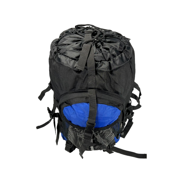 Туристичний рюкзак з анатомічною спинкою, 60 л,чорний з синім Туристичний рюкзак з анатомічною спинкою, 60 л,чорний з синім