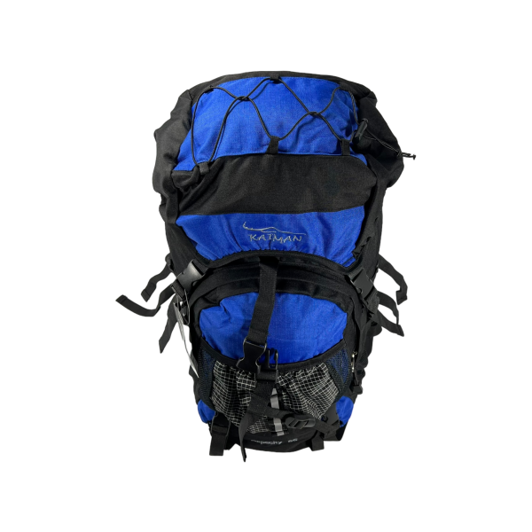 Туристичний рюкзак з анатомічною спинкою, 60 л,чорний з синім Туристичний рюкзак з анатомічною спинкою, 60 л,чорний з синім