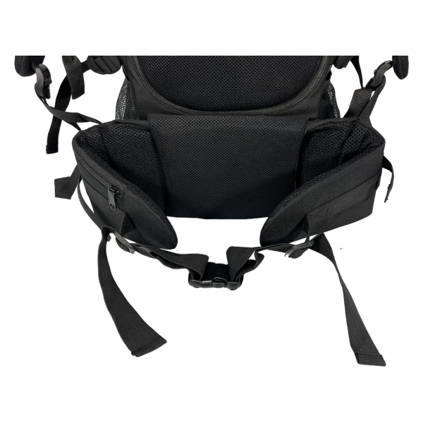 Туристичний рюкзак з анатомічною спинкою, 60 л,чорний з синім Туристичний рюкзак з анатомічною спинкою, 60 л,чорний з синім