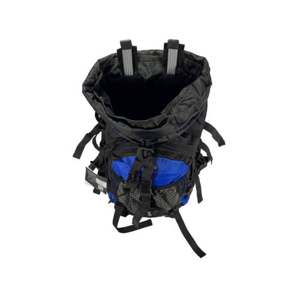 Туристичний рюкзак з анатомічною спинкою, 60 л,чорний з синім Туристичний рюкзак з анатомічною спинкою, 60 л,чорний з синім