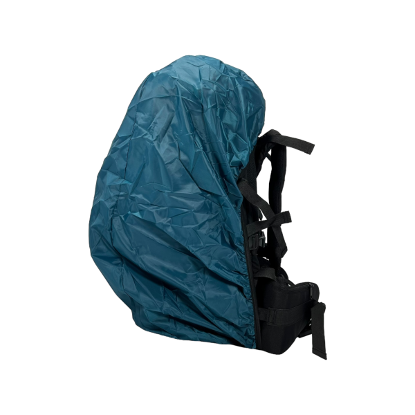 Туристичний рюкзак з анатомічною спинкою, 60 л, чорний з червоним