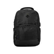 Міський рюкзак, 15 л, на три відділення, колір чорний