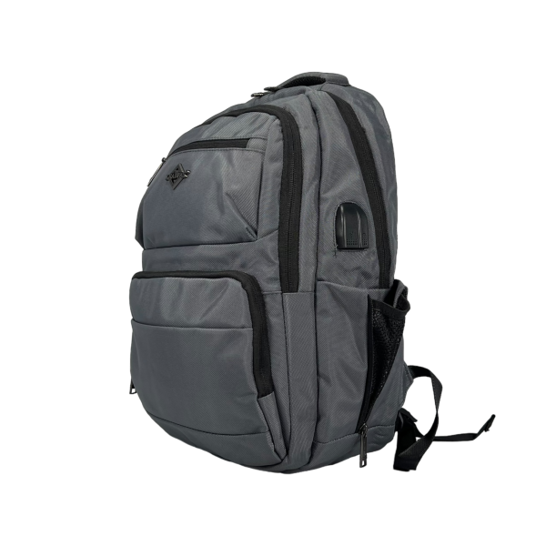 Міський рюкзак, 20 л, сірий, 4 основних відділення, бокові кишені Міський рюкзак, 20 л, сірий, 4 основних відділення, бокові кишені