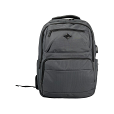 Міський рюкзак, 20 л, сірий, 4 основних відділення, бокові кишені