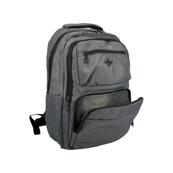Міський рюкзак, 20 л, сірий, 4 основних відділення, бокові кишені Міський рюкзак, 20 л, сірий, 4 основних відділення, бокові кишені