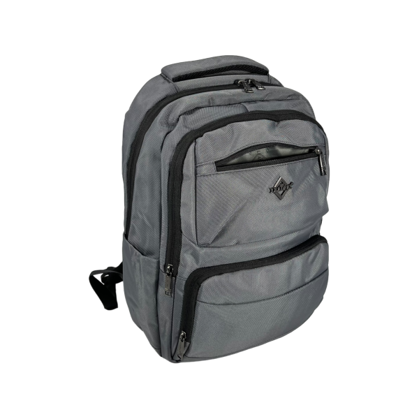 Міський рюкзак, 20 л, сірий, 4 основних відділення, бокові кишені Міський рюкзак, 20 л, сірий, 4 основних відділення, бокові кишені