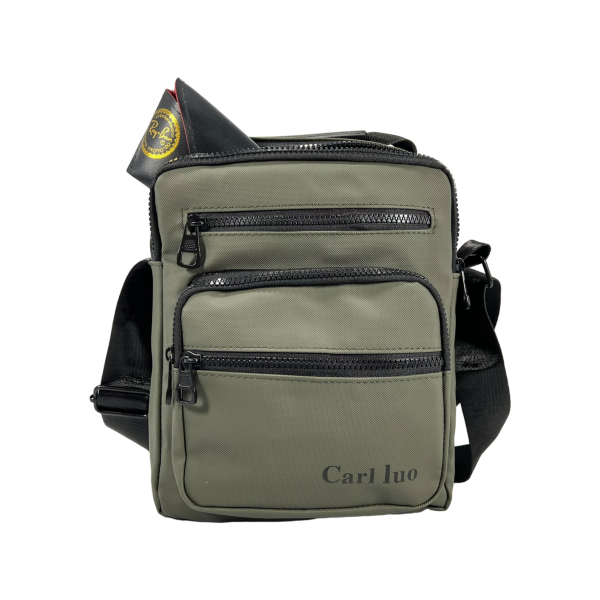 Сумка через плечо на пять отделений, крепкая, застежка на молнии, 5 л, цвет зеленый Сумка через плечо на пять отделений, крепкая, застежка на молнии, 5 л, цвет зеленый