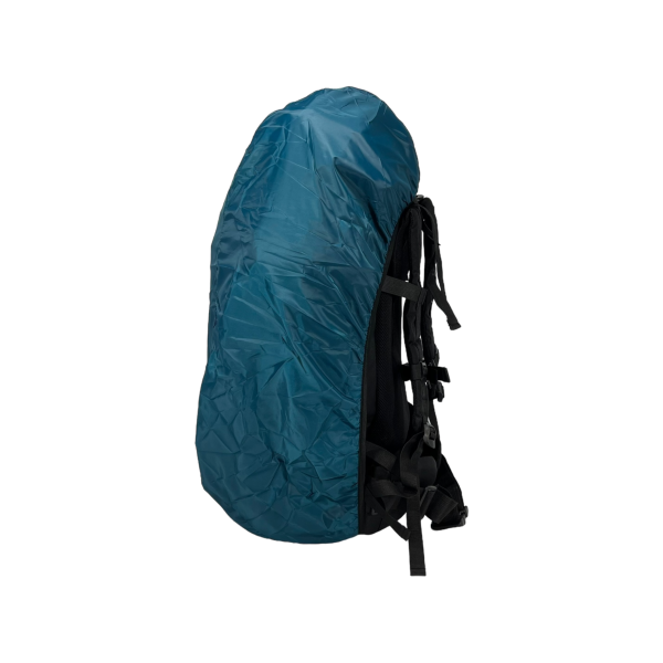 Туристичний рюкзак з анатомічною спинкою, на 80 л, чорний з синім