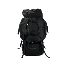Туристичний рюкзак з анатомічною спинкою, на 80 л, чорного кольору