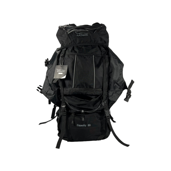 Туристичний рюкзак з анатомічною спинкою, на 80 л, чорного кольору Туристичний рюкзак з анатомічною спинкою, на 80 л, чорного кольору