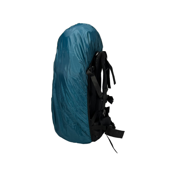 Туристический рюкзак с анатомической спинкой, на 80 л, черный с серым