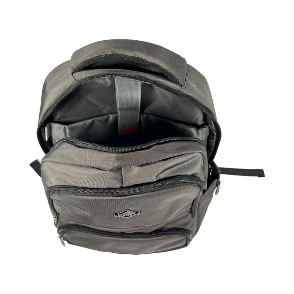 Городской рюкзак, 15 л, серый, 3 основных отделения, органайзер, боковые карманы Городской рюкзак, 15 л, серый, 3 основных отделения, органайзер, боковые карманы