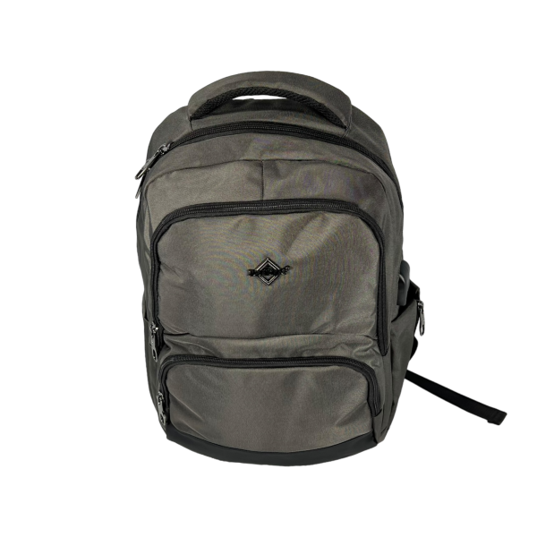 Городской рюкзак, 15 л, серый, 3 основных отделения, органайзер, боковые карманы Городской рюкзак, 15 л, серый, 3 основных отделения, органайзер, боковые карманы