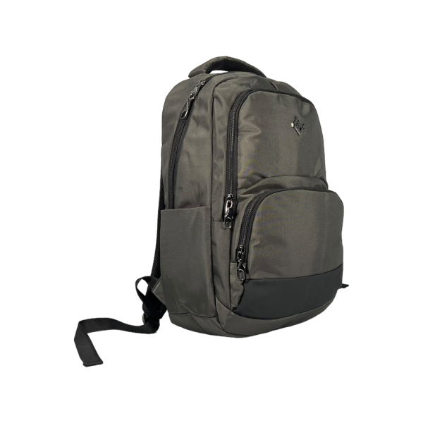 Городской рюкзак, 15 л, серый, 3 основных отделения, органайзер, боковые карманы Городской рюкзак, 15 л, серый, 3 основных отделения, органайзер, боковые карманы