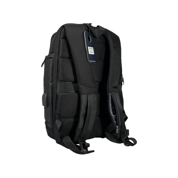 Міський рюкзак, 20 л, чорний, сучасний дизайн Міський рюкзак, 20 л, чорний, сучасний дизайн