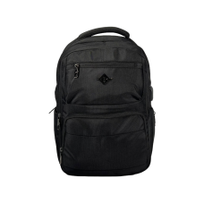Міський рюкзак на чотири відділення, 18 л, чорний