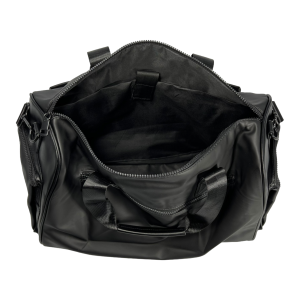 Дорожная сумка на три отделения, 22 л, черная Дорожная сумка на три отделения, 22 л, черная