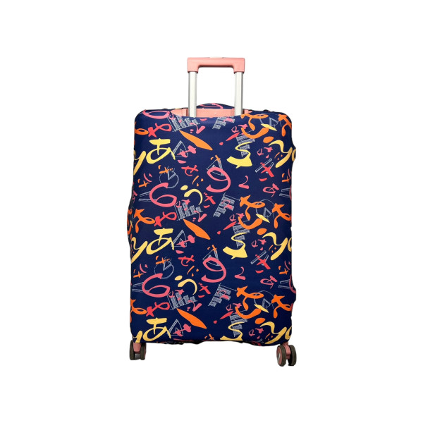 Чехол для чемодана Aoleisi с фастексом для лучшей фиксации на чемодане 28-3 синий