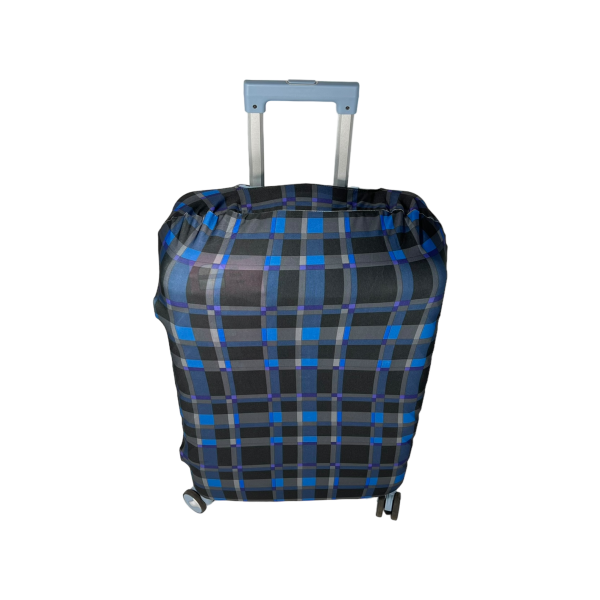 Чехол для чемодана Aoleisi с фастексом для лучшей фиксации на чемодане 24-2 черный Чехол для чемодана Aoleisi с фастексом для лучшей фиксации на чемодане 24-2 черный