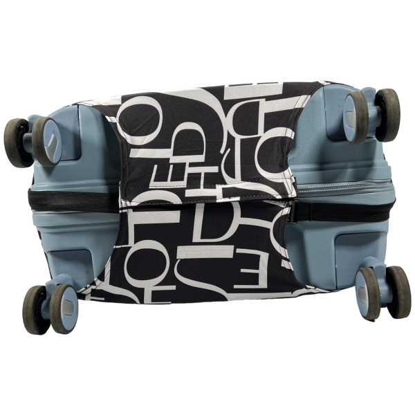 Чехол для чемодана Aoleisi с фастексом для лучшей фиксации на чемодане 24-7 черный Чехол для чемодана Aoleisi с фастексом для лучшей фиксации на чемодане 24-7 черный