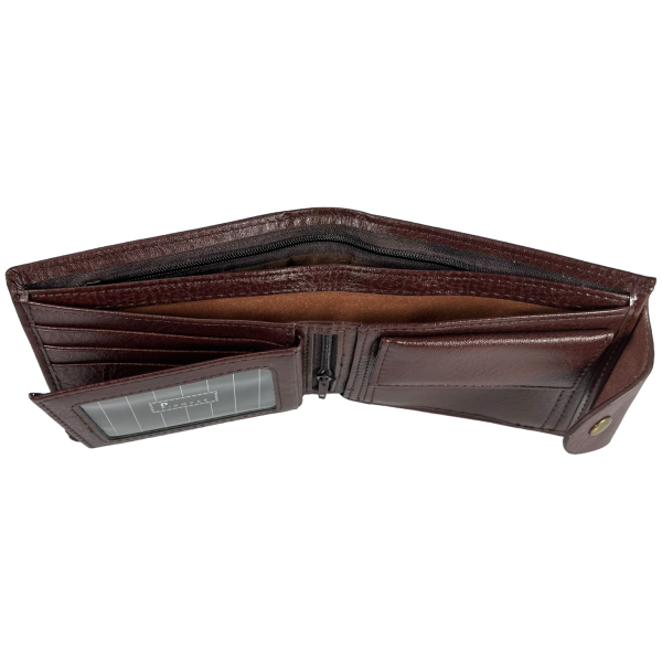 Мужской кошелек с монетницей и картхолдером, цвет коричневый Мужской кошелек с монетницей и картхолдером, цвет коричневый