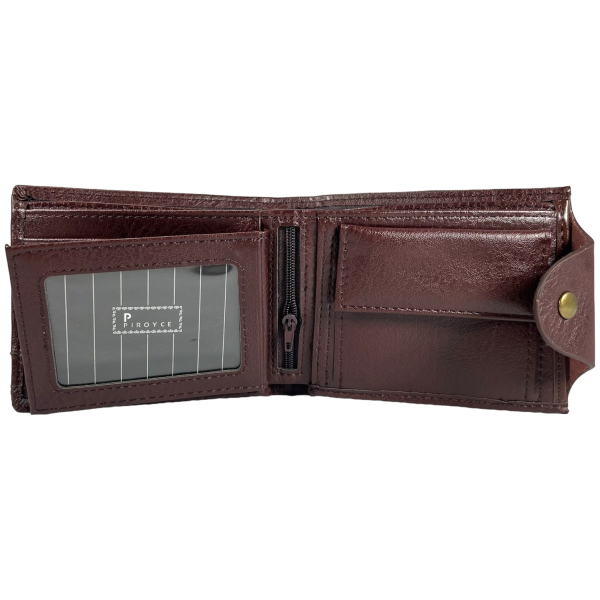 Мужской кошелек с монетницей и картхолдером, цвет коричневый Мужской кошелек с монетницей и картхолдером, цвет коричневый