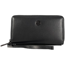 Чоловіче портмоне з натуральної шкіри, колір чорний