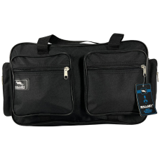 Сумка через плечо на три отделения, 16 л, черный, современный дизайн