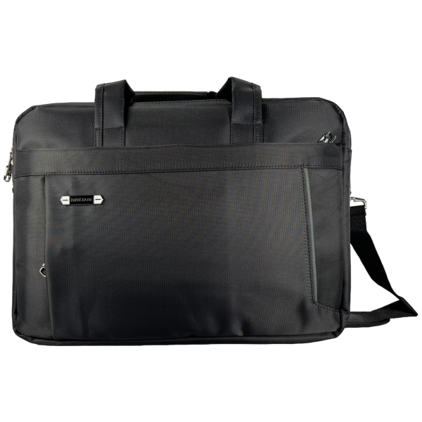 Комфортная сумка для ноутбука на пять отделений, черная