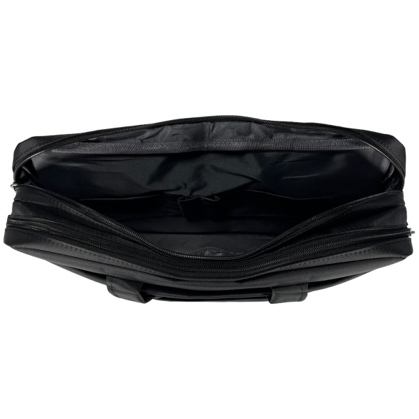 Комфортная сумка для ноутбука на пять отделений, черная