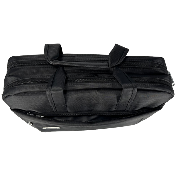 Комфортная сумка для ноутбука на пять отделений, черная