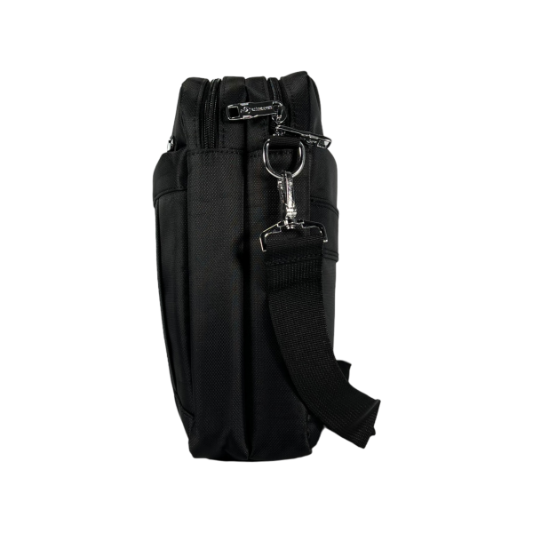 Комфортная сумка для ноутбука на пять отделений, черная