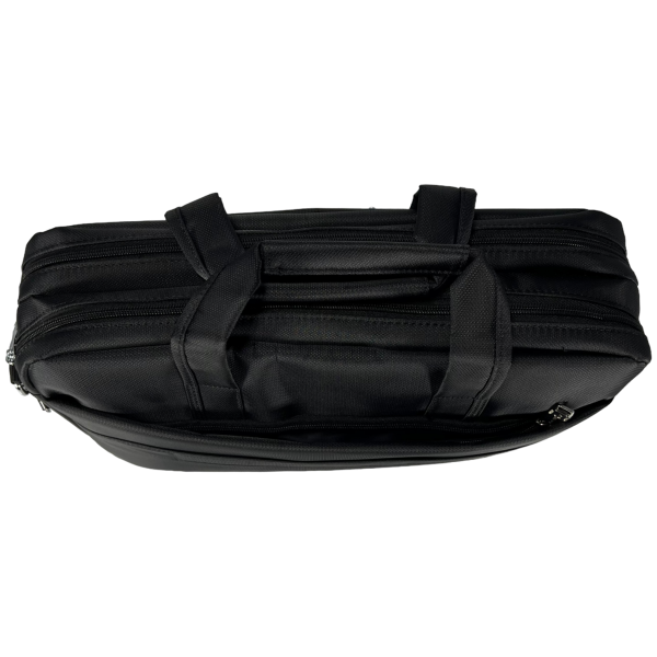 Комфортная сумка для ноутбука на пять отделений, черная