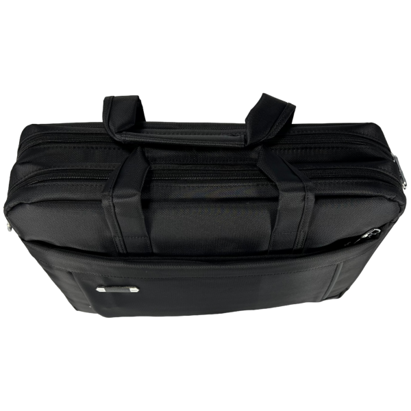Комфортная сумка для ноутбука на пять отделений, черная