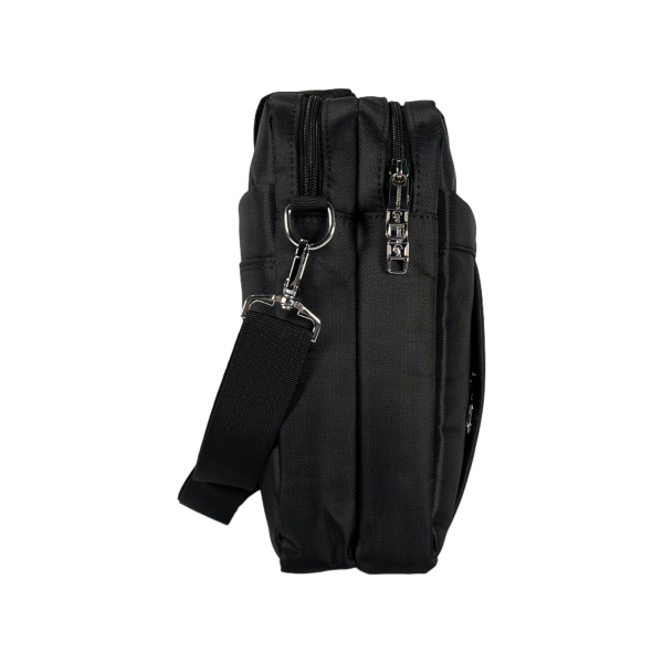 Комфортная сумка для ноутбука на пять отделений, черная